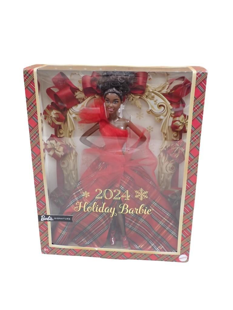2024 Holiday Barbie African American Doll New in Package by Mattel: 2024 Holiday Barbie African American Doll New in Package by Mattel All pictures are considered part of the description and should be examined carefully by bidders. Live Auctioneers is now offering L