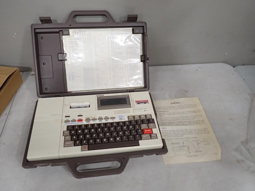Vintage Epson HX-20 portable laptop computer circa 1981 - Untested - comes with everything as shown (1 of 6)
