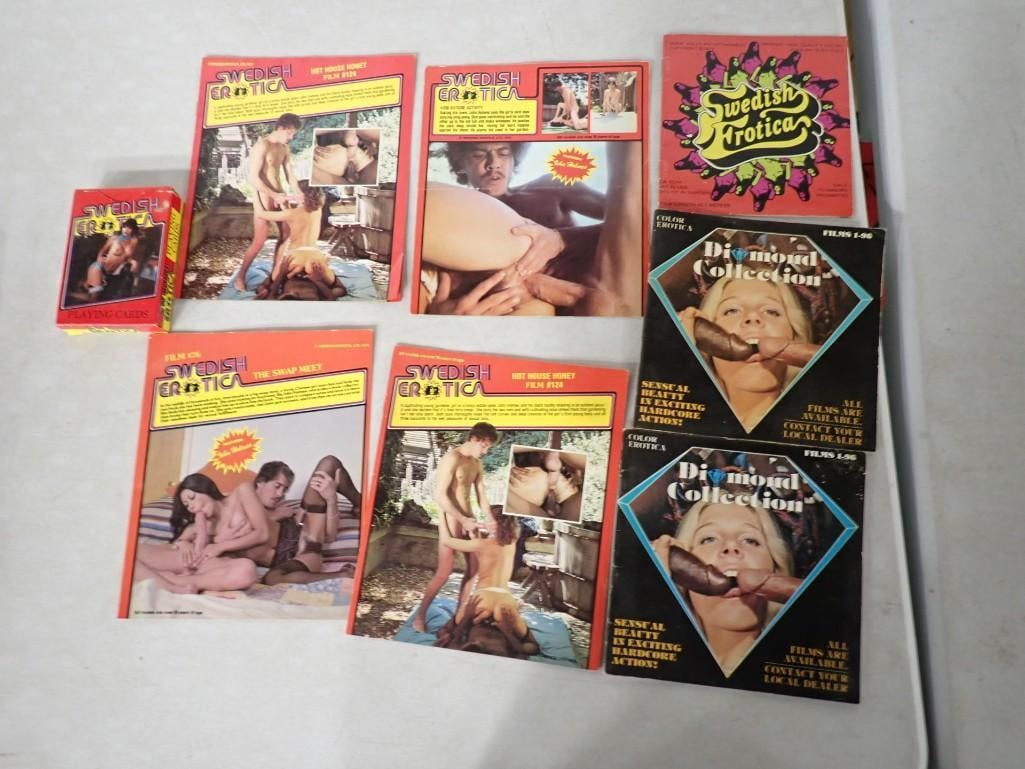 Lot of Swedish Erotica Ephemera and Playing Cards. These are very graphic and Detailed: Lot of Swedish Erotica Ephemera and Playing Cards. These are very graphic and Detailed All pictures are considered part of the description and should be examined carefully by bidders. Live Auctioneers