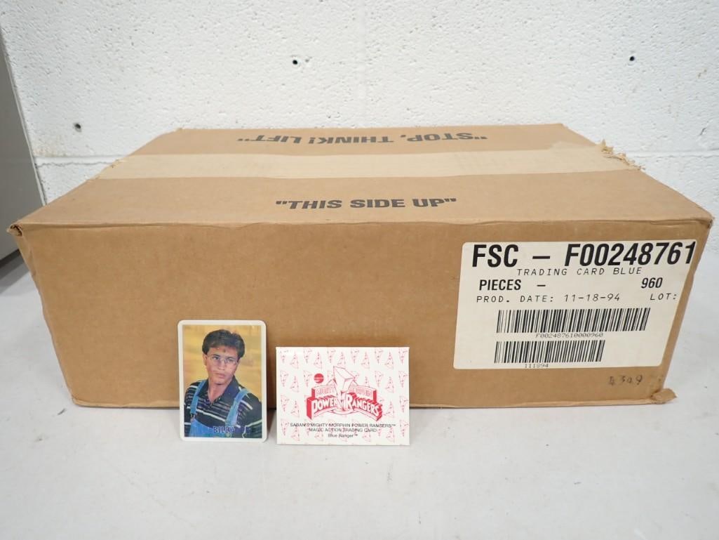 Case of 960 Blue Saban's Mighty Morphin Power Rangers Magic Action Trading Cards Blue Ranger: Case of 960 Blue Saban's Mighty Morphin Power Rangers Magic Action Trading Cards Blue Ranger All pictures are considered part of the description and should be examined carefully by bidders. Live A