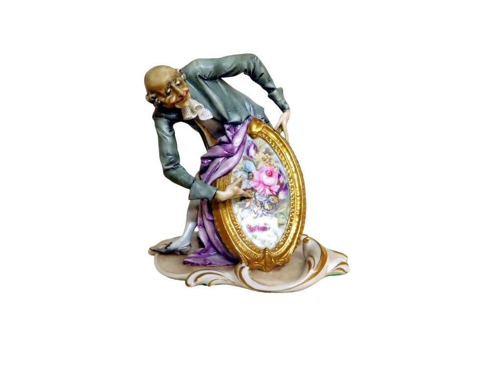 Antonio Borsato Antiquarian Porcelain Figurine: Antonio Borsato Antiquarian Porcelain Figurine Made in Italy All pictures are considered part of the description and should be examined carefully by bidders. Live Auctioneers is now offering Live Sh
