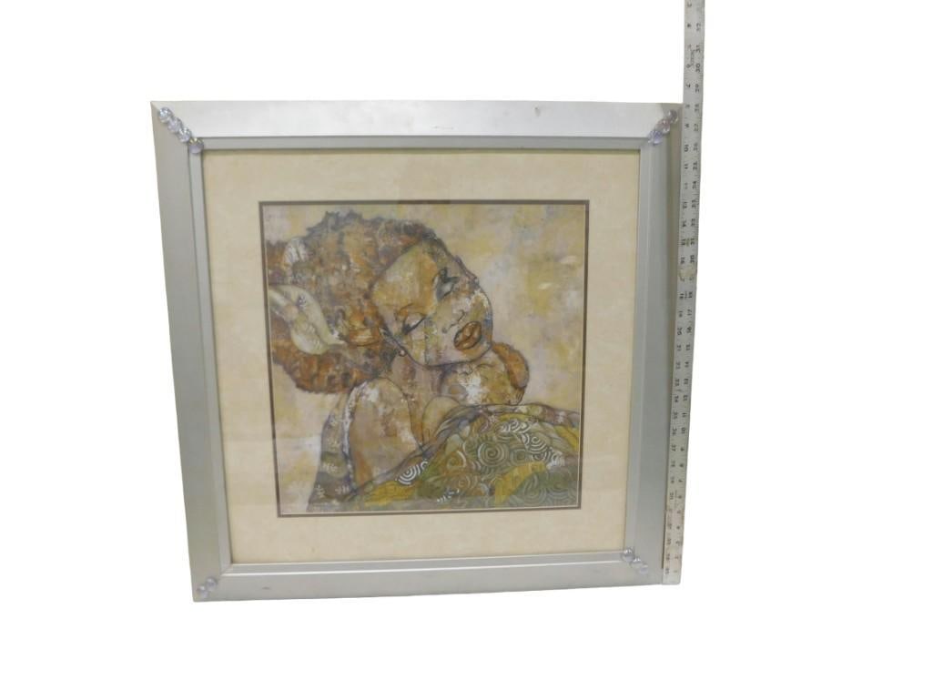 Framed Print - "Morning Glory" by April Harrison - Measures roughly 28x28" (1 of 8)