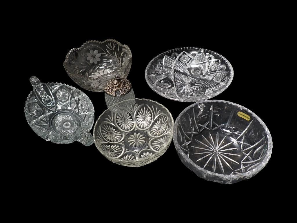 Lot of Glass and Crystal: Lot of Glass and Crystal. Includes Tritschler Winterhalder Full Lead Crystall Handcut Made in W. Germany, etc All pictures are considered part of the description and should be examined carefull