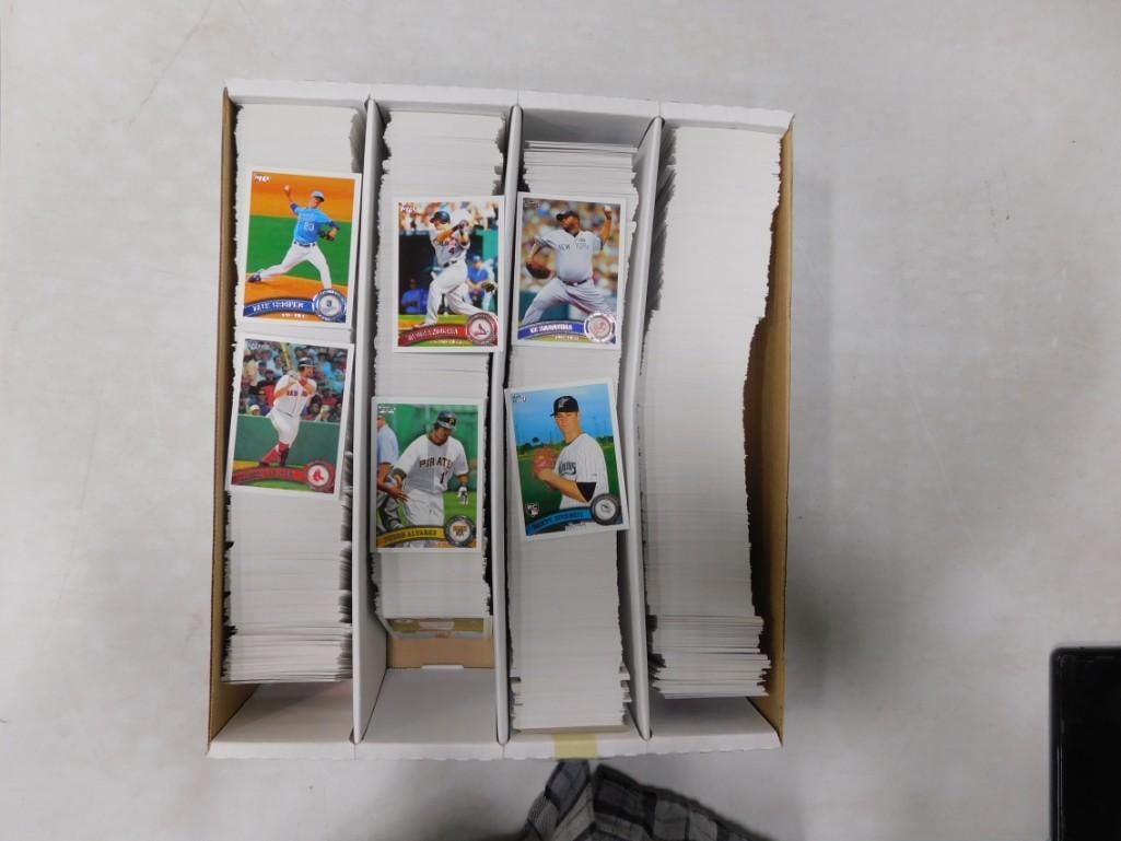 Large Flat full of Baseball Cards - Appears to be Topps 2010-2011 (1 of 4)