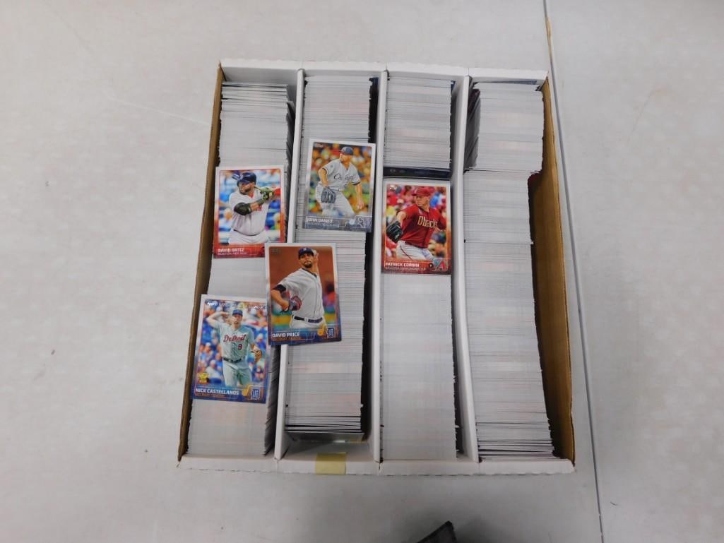 Large Flat full of Baseball Cards - Appears to be 2015 Topps (1 of 4)