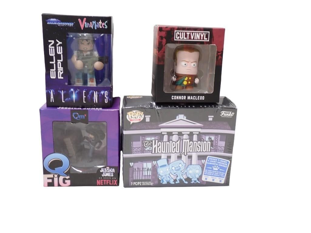 Lot of Toy Figures incl Target Limited Edition Funko Pop The Haunted Mansion, Cult Vinyl Connor Macl (1 of 5)