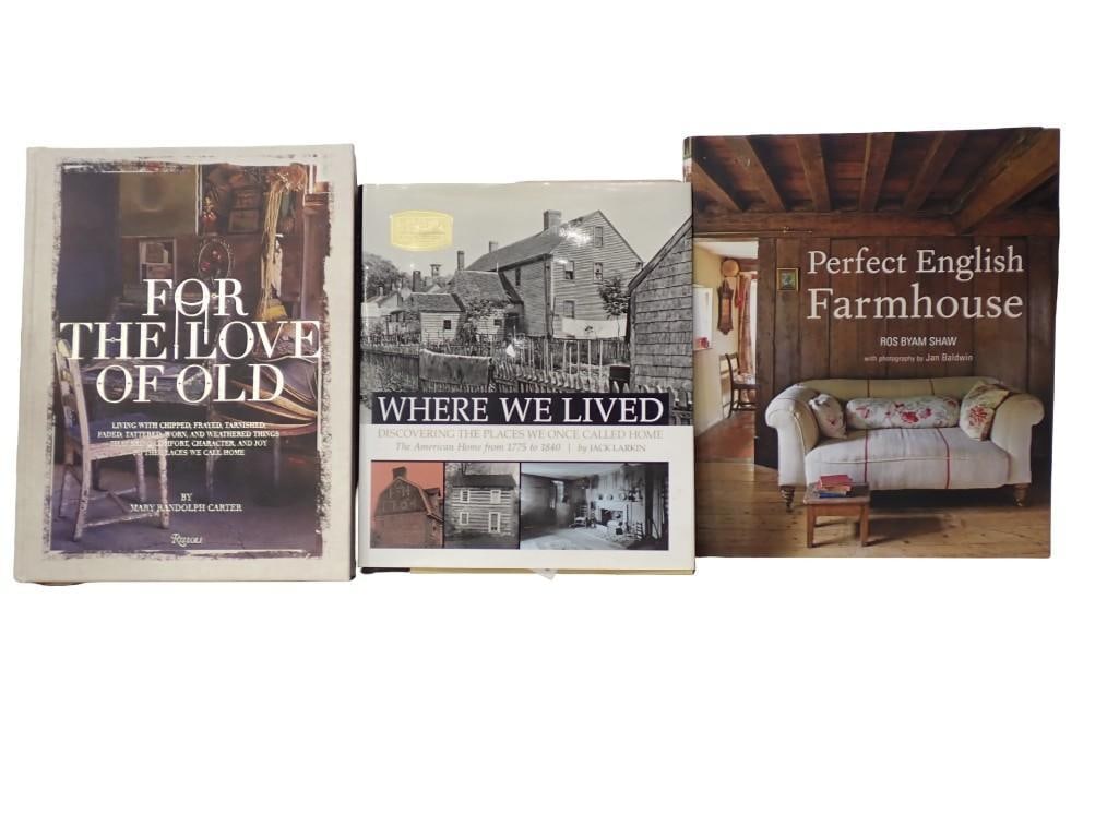 3 Books incl For the Love of Old, Perfect English Farmhouse, Where we Lived (1 of 8)