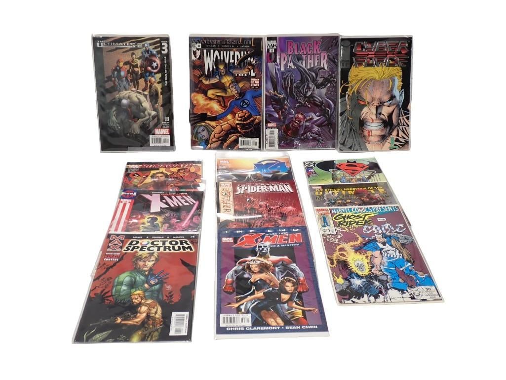 Lot of Comic Books incl Ghost Rider, X-Men, The Amazing Spider-Man, Wolverine, Etc: Lot of Comic Books incl Ghost Rider, X-Men, The Amazing Spider-Man, Wolverine, Etc All pictures are considered part of the description and should be examined carefully by bidders. Live Auctioneers i