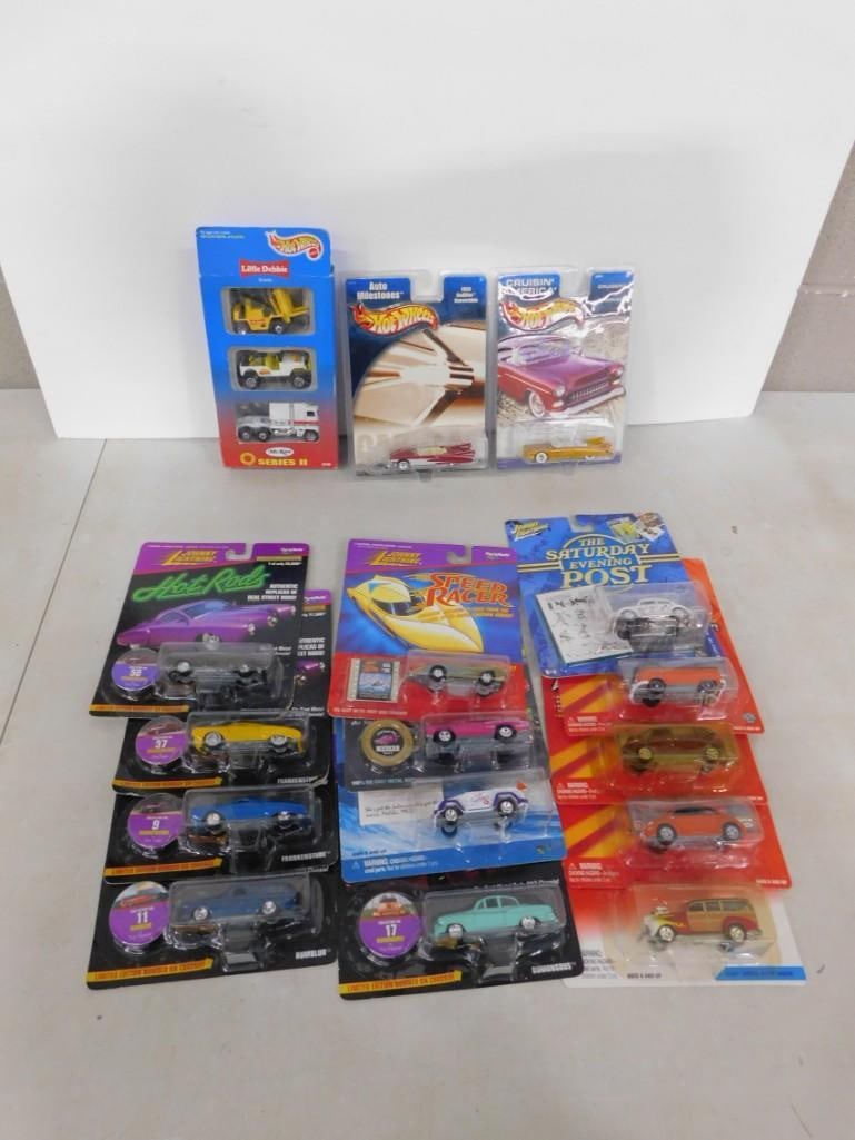 Lot of Die-Cast Cars including Hot Wheels Little Debbie, Auto Milestones, Crusin' America, Johnny (1 of 6)
