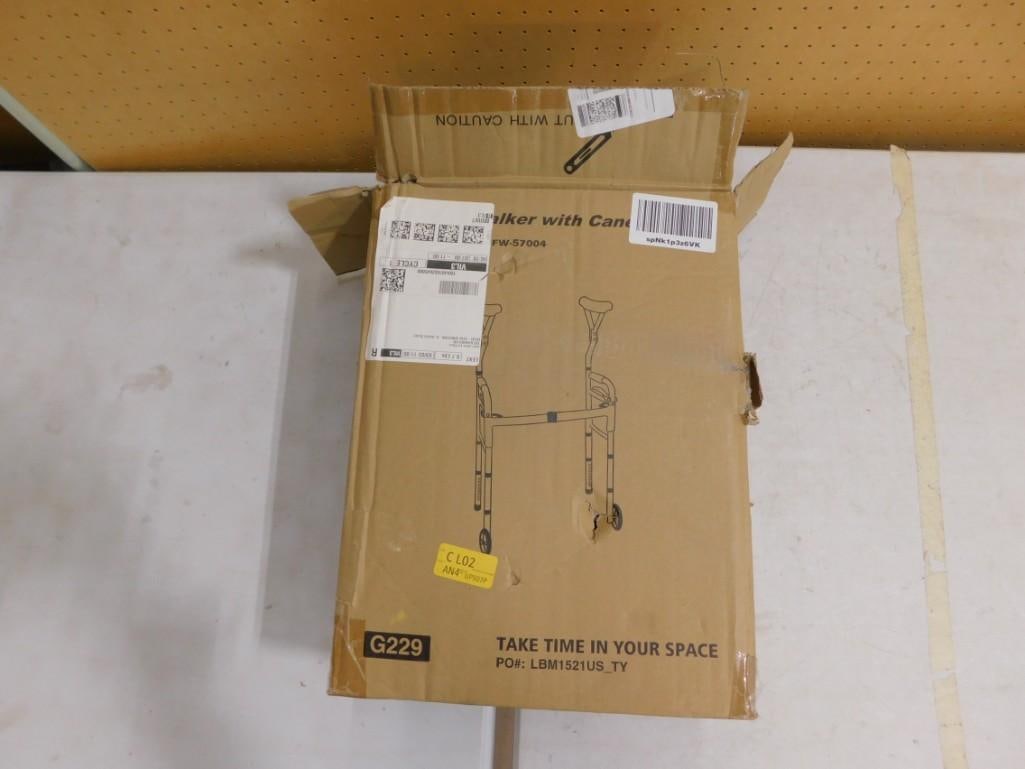 Open Box Walker with Cane (1 of 5)