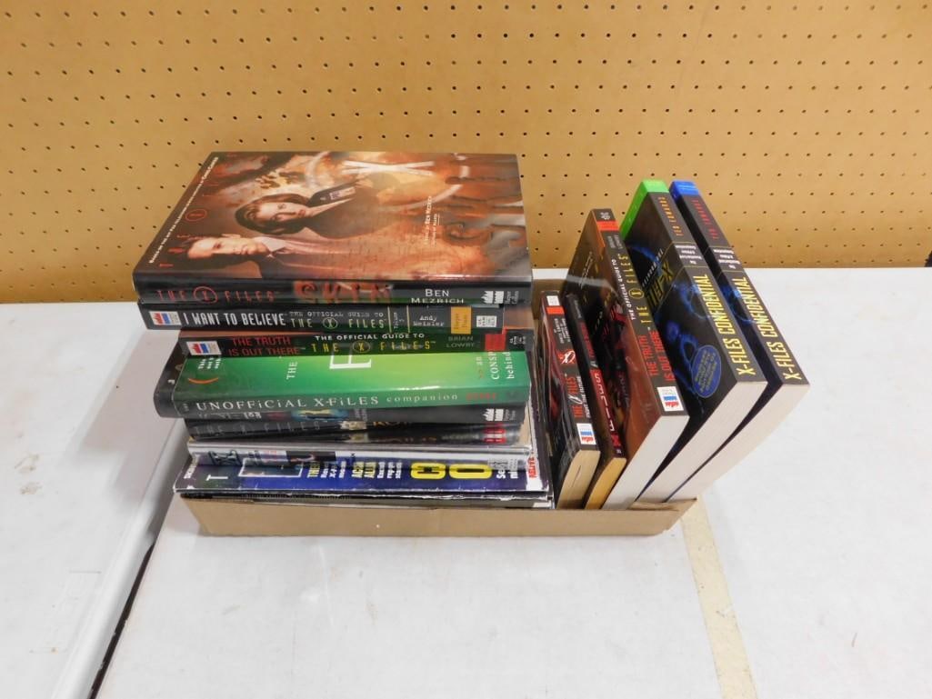 X-Files Lot including Many Books and Magazines, Companion Guide, etc. (1 of 8)