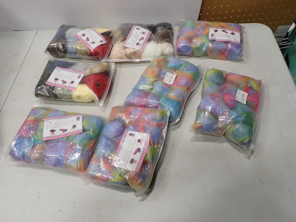 Lot of Assorted Pompoms - New in Packages - could be used for poof balls for hats and other fun: Lot of Assorted Pompoms - New in Packages - could be used for poof balls for hats and other fun All pictures are considered part of the description and should be examined carefully by bidders. Live Au