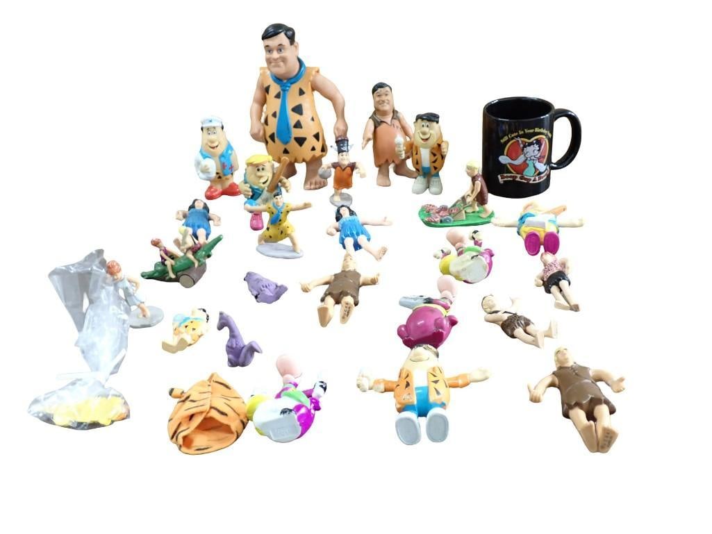 Lot of Toys Figures incl The Flintstones Fred, Dino, Barney, Etc and a Betty Boop Mug (1 of 8)