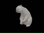 Lladro Resting Polar Bear #1208 Porcelain Figurine