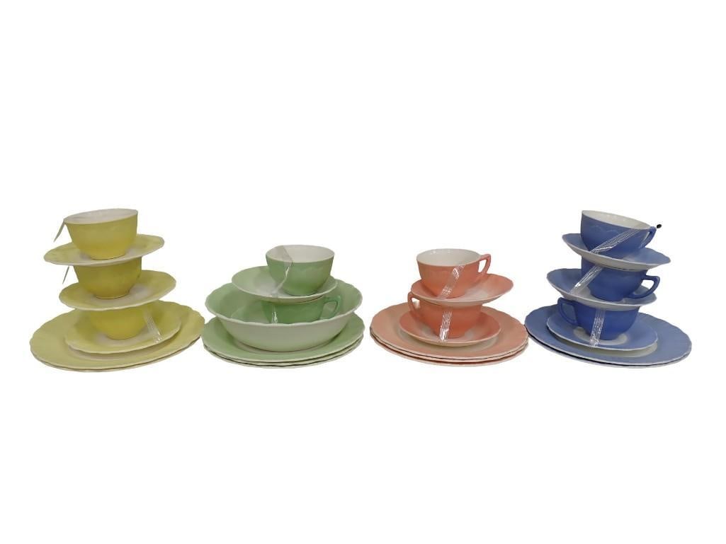 Colorful Cups, Saucers, Plates (1 of 7)