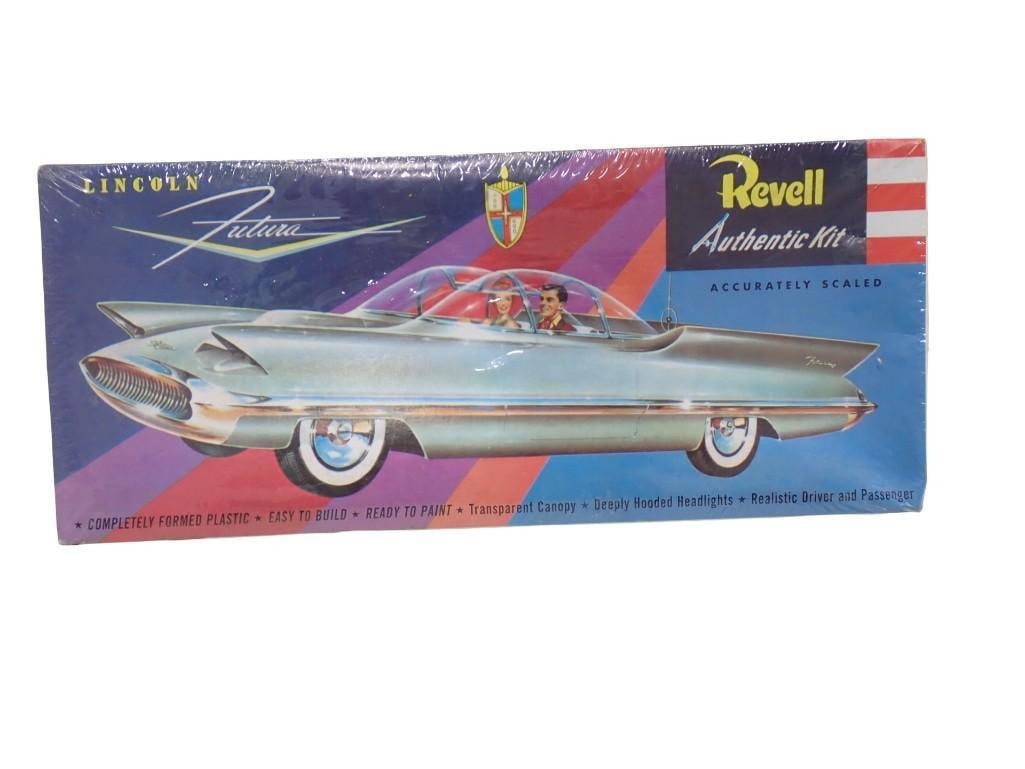 Factory Sealed Lincoln Futura Revell Authentic Kit Model Car Kit 1270: Factory Sealed Lincoln Futura Revell Authentic Kit Model Car Kit 1270 All pictures are considered part of the description and should be examined carefully by bidders. Live Auctioneers is now