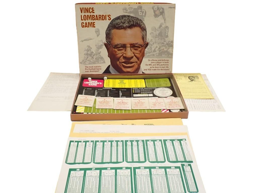Vince Lombardi's Game Vintage Football Board Game: Vince Lombardi's Game Vintage Football Board Game Condition: unchecked for completeness. Includes everything shown in the pictures All pictures are considered part of the
