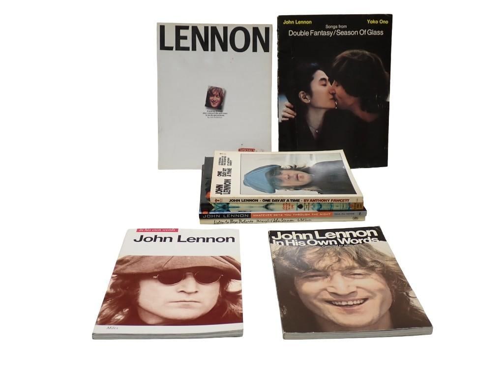 8 John Lennon Books incl John Lennon In His Own Words, John Lennon Whatever Gets You Through the Ni: 8 John Lennon Books incl John Lennon In His Own Words, John Lennon Whatever Gets You Through the Night, John Lennon One Day at a Time, etc All pictures are considered part of the description and