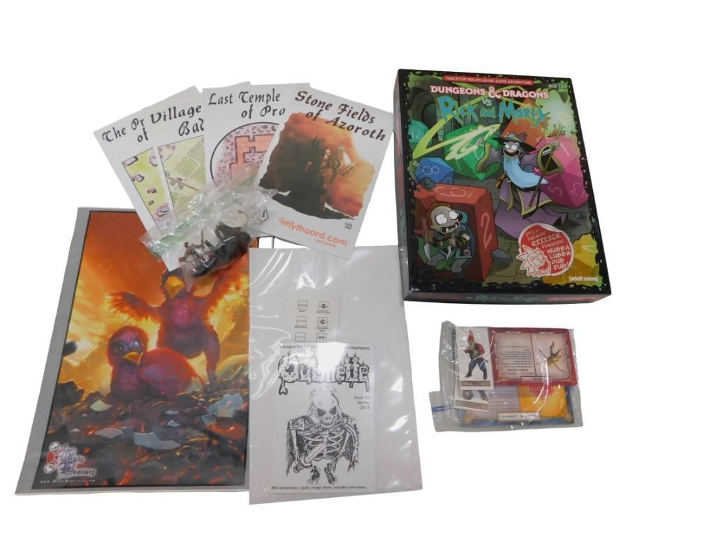 Role Playing Game Lot including Dungeons and Dragons, Modules, Maps, etc. (1 of 5)