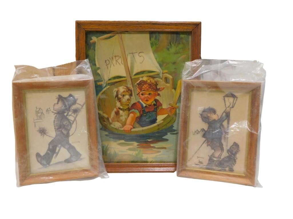 Three Framed Prints (1 of 8)