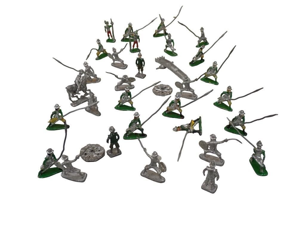 Lot of Metal Toy Soldiers: Lot of Metal Toy Soldiers All pictures are considered part of the description and should be examined carefully by bidders. Live Auctioneers is now offering Live Shipping through them. This is an opt
