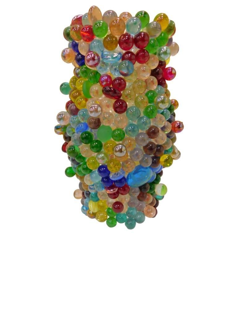 Marble Vase: Colorful Marble Vase All pictures are considered part of the description and should be examined carefully by bidders. Live Auctioneers is now offering Live Shipping through them. This is an optional