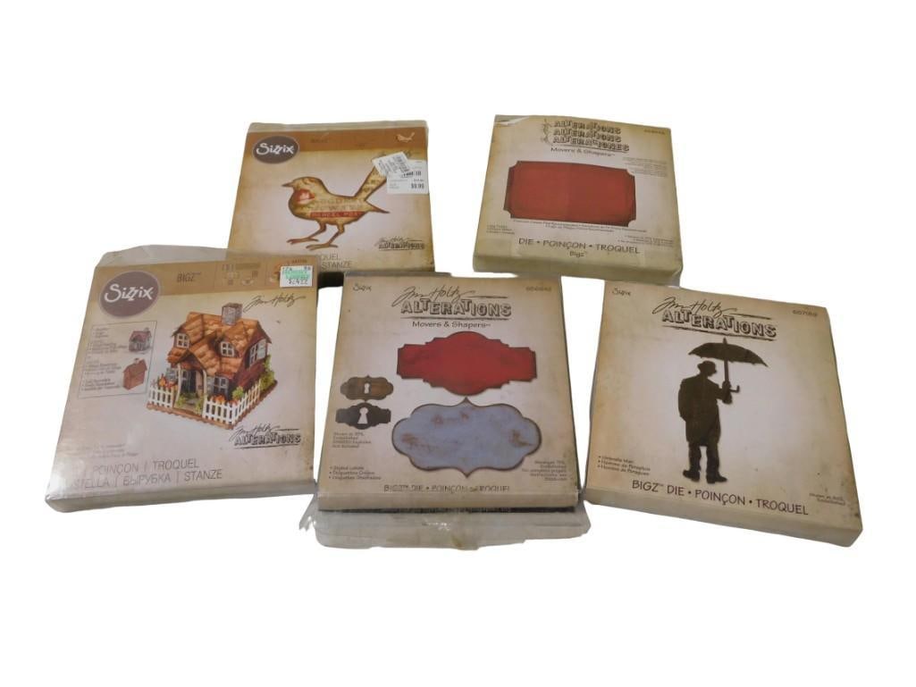 Lot of Sizzix Alterations die-cutting Tools for Crafting or Scrapbooking (1 of 7)