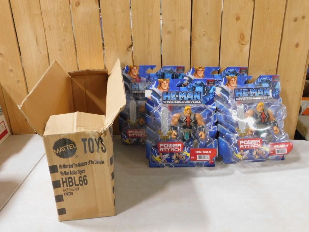 Case of Mattel He-Man MOTU Masters of the Universe new in Package Power Attack Action Figures: Case of Mattel He-Man MOTU Masters of the Universe new in Package Power Attack Action Figures All pictures are considered part of the description and should be examined carefully by bidders. Live