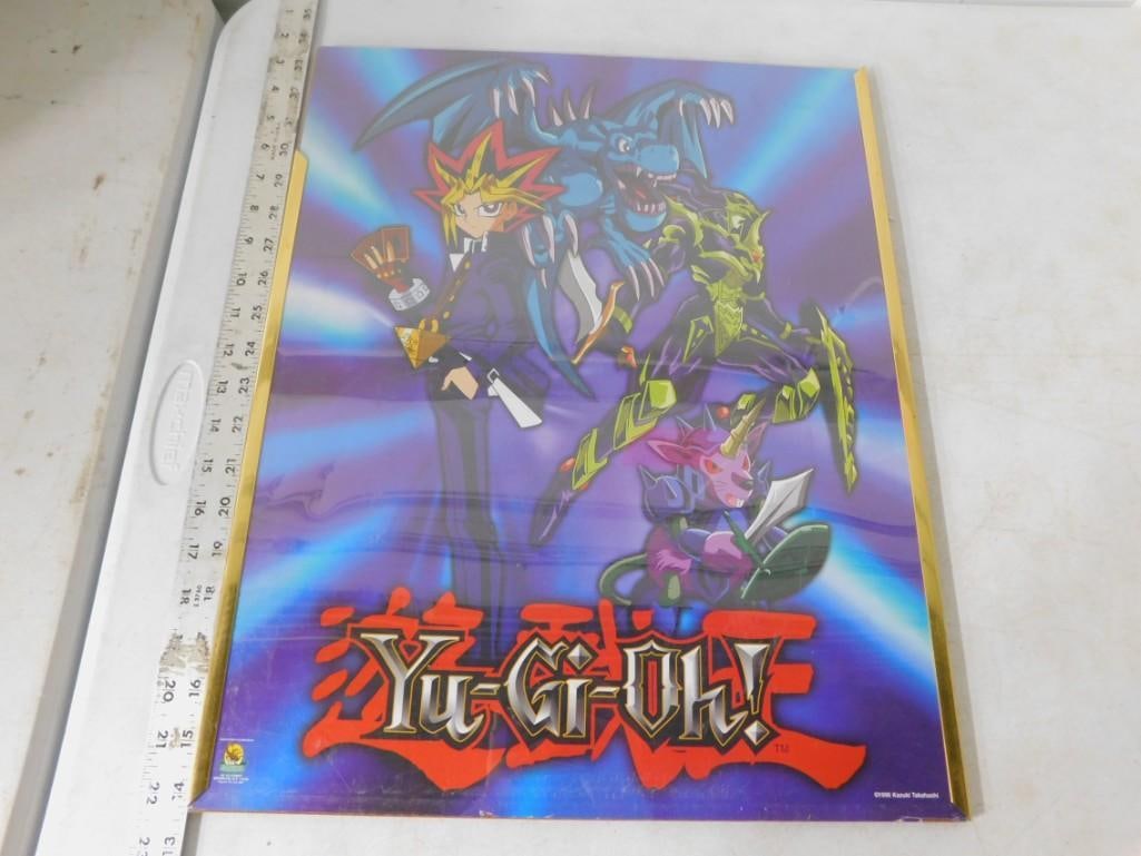 Yu-Gi-Oh! Print - Measures roughly 16x20": Yu-Gi-Oh! Print - Measures roughly 16x20" All pictures are considered part of the description and should be examined carefully by bidders. Live Auctioneers is now offering Live Shipping through th