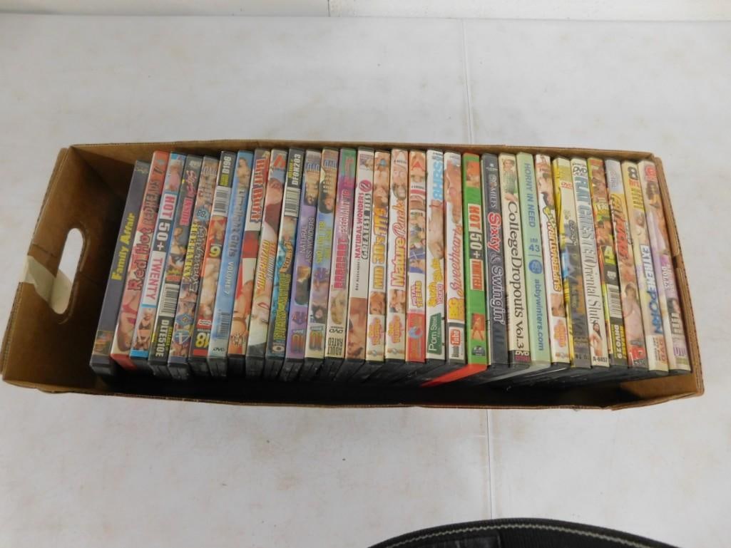 Spicy Adult DVD Movie Lot including College Drop Outs #3, Family Affair, Red Hot Redheads #7, etc (1 of 7)