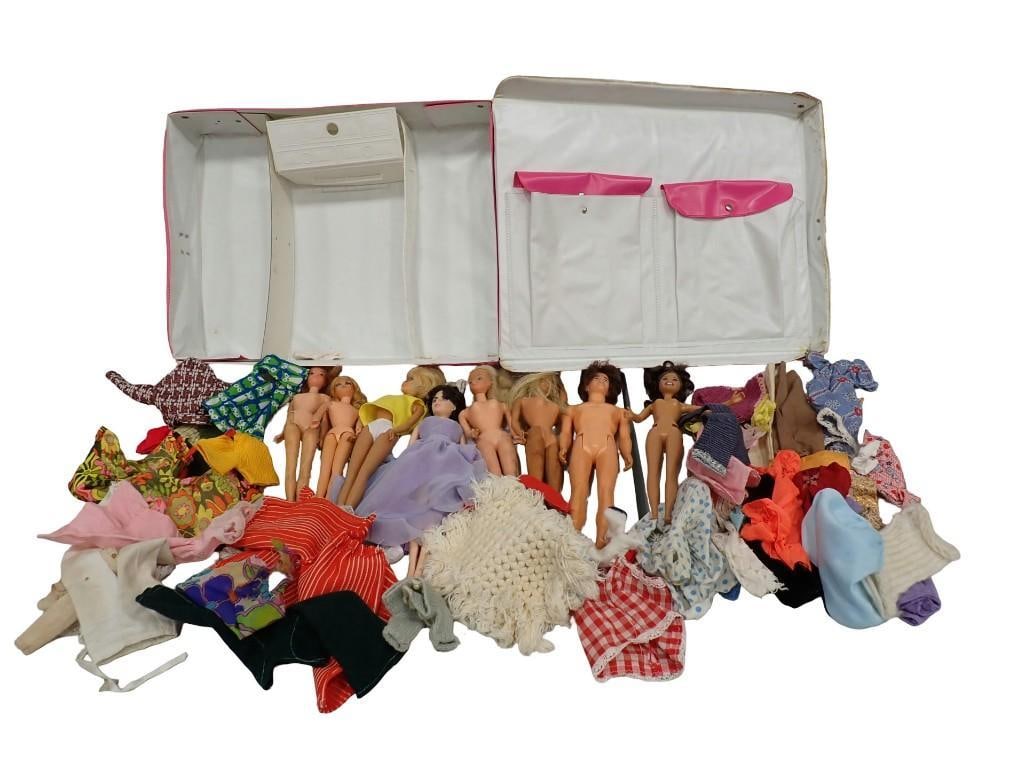 Doll Case full of assorted Dolls including Barbie and Other Fashion Dolls, Accessories, etc. (1 of 10)