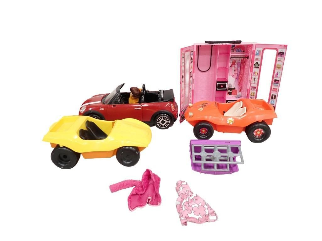 Barbie and Fashion Doll Lot including Dolls, Cars, Wardrobe, accessories, etc. (1 of 7)