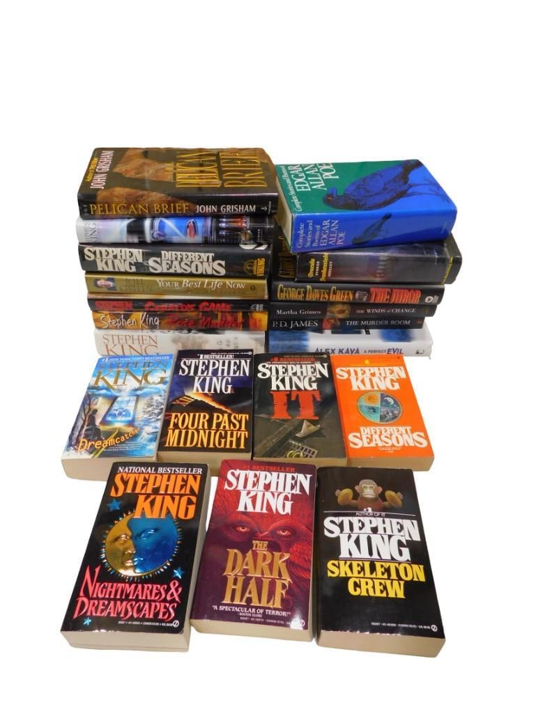 Lot of Books incl Stephen King Novels, John Grisham, etc (1 of 6)
