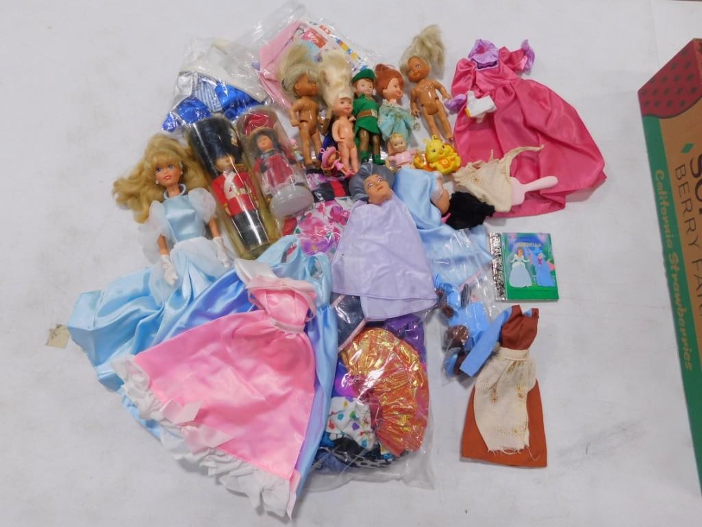 Assorted Dolls / Toys / Figures and Clothes / Accessories: Assorted Dolls / Toys / Figures and Clothes / Accessories All pictures are considered part of the description and should be examined carefully by bidders. Live Auctioneers is now offering Live