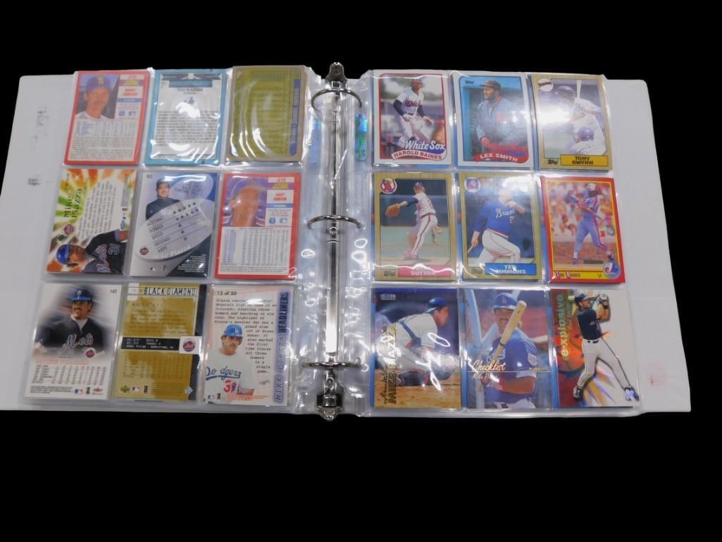 Binder of over 300 Hall of Fame Baseball Cards including a Pete Rose card (1 of 9)