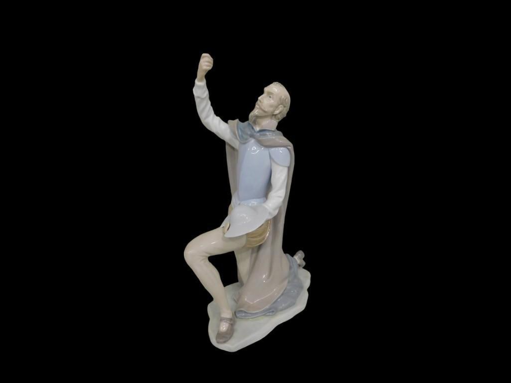 Lladro 5224 Kneeling Don Quixote The Quest Porcelain Figurine (1 of 7)
