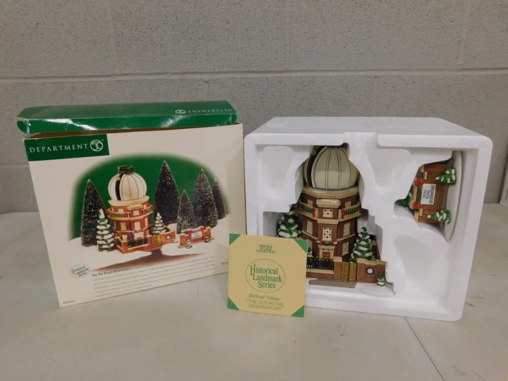 Dept 56 The Old Royal Observatory Historical Landmark Series Dickens Village Series: Department 56 The Old Royal Observatory Historical Landmark Series Dickens Village Series Heritage Village Collection Christmas Village Building in Original Box All pictures are considered part