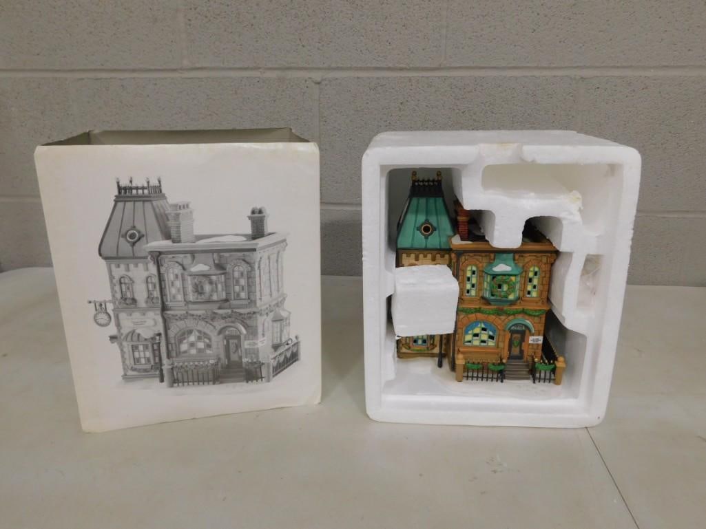 Dept 56 Thomas Mudge Timepieces Dickens Village Series Christmas Village Building in Original Box (1 of 4)