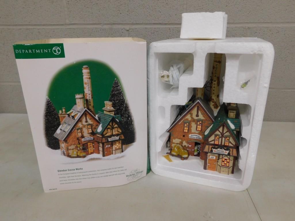 Dept 56 Glendum Cocoworks Dickens Village Series Christmas Village Building in Original Box (1 of 5)