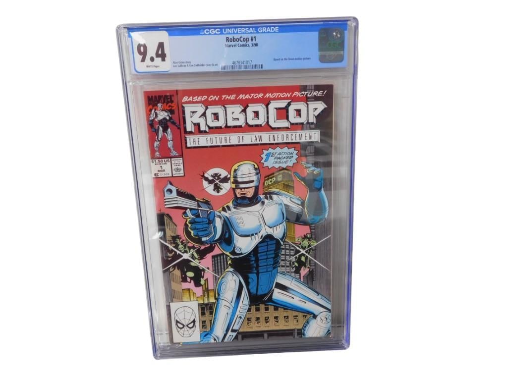 RoboCop #1 CGC Graded 9.4 White Pages Comic Book Marvel Comics 3/90 (1 of 10)