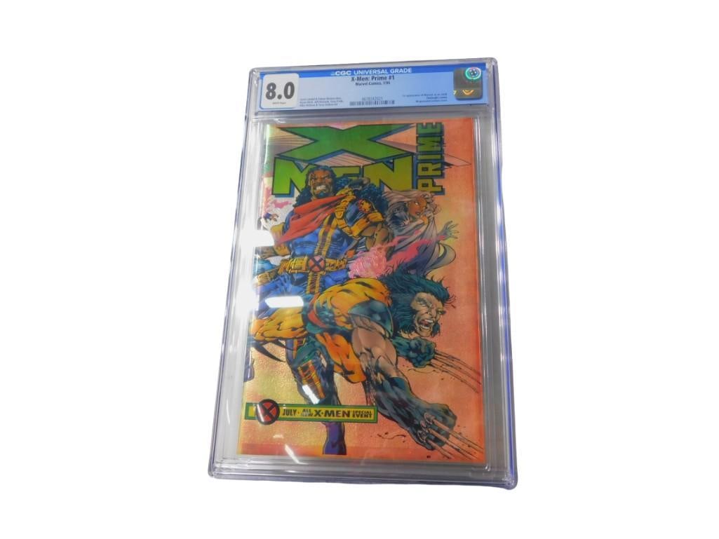 X-Men: Prime #1 CGC Graded 8.0 White Pages Comic Book Marvel Comics 7/95 (1 of 9)