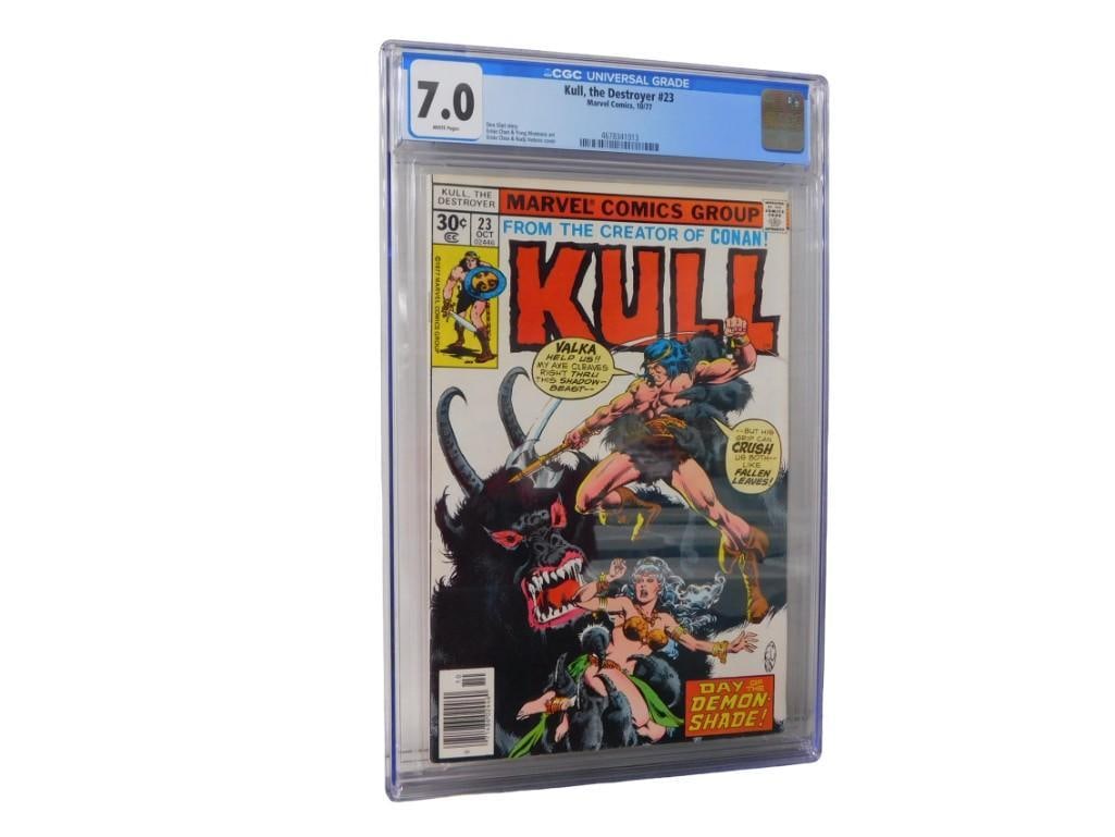 Kull, The Destroyer #23 CGC Graded 7.0 White Pages Comic Book Marvel Comics 10/77 (1 of 8)