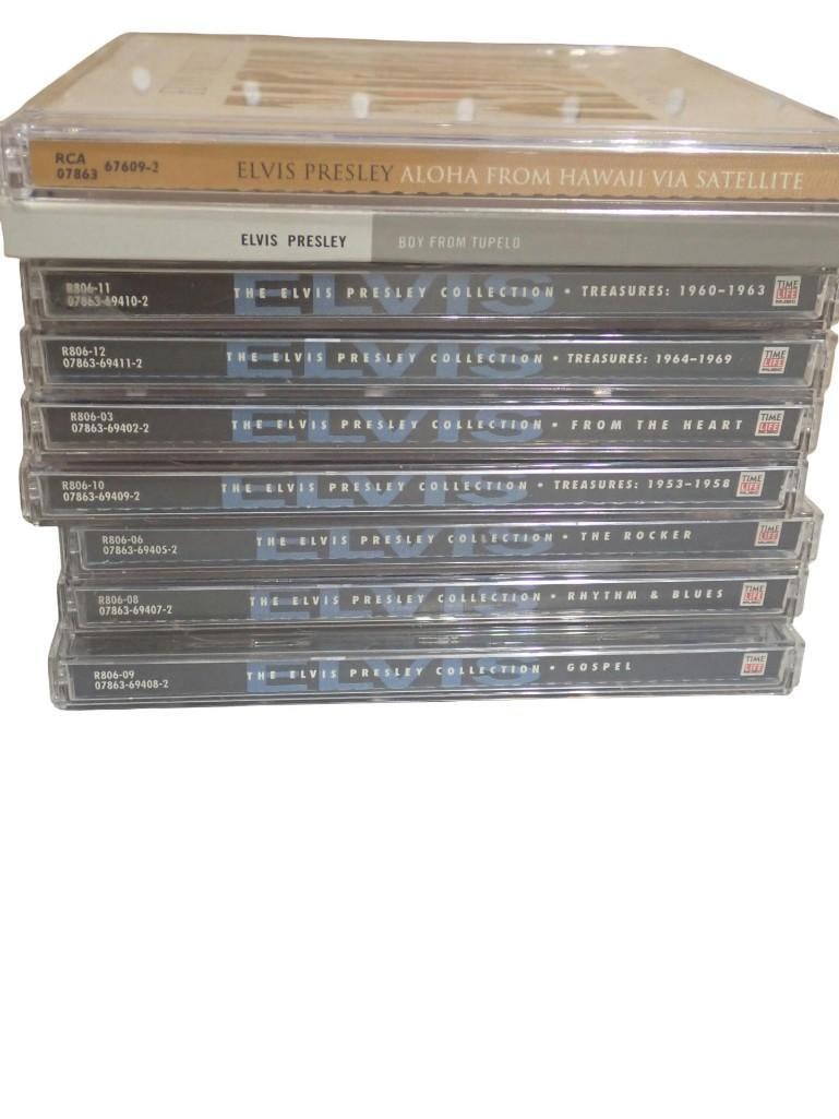 Elvis Presley Lot including DVD, CDs, Matchbox 1955 Pink Cadillac Fleetwood - 2