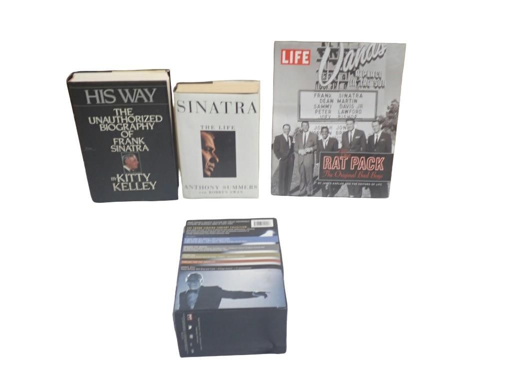 Frank Sinatra Lot including Books, Rat Pack, DVD Box Set (1 of 6)