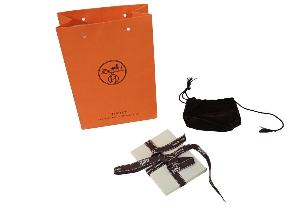 Hermes accessories and packaging; set of five H notecards, one Hermes Paris ribbon, one Hermes clear (1 of 8)