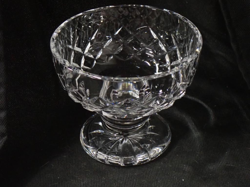 Waterford Crystal Round Footed Dish Height: 4.25" Diameter: 5" (1 of 7)