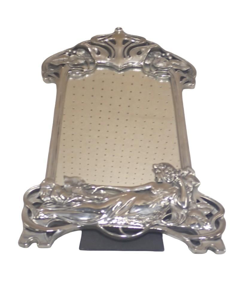 Antique Art Nouveau WMF Maiden Mirror Circa 1906 (1 of 4)