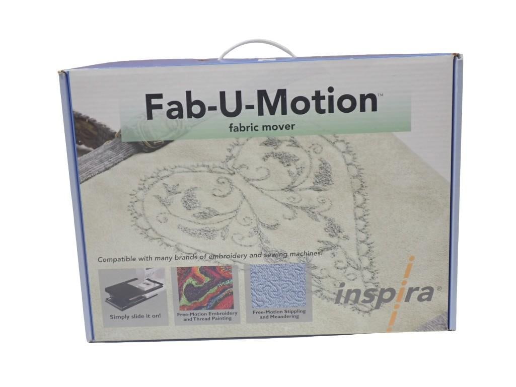 Fab-U-Motion Fabric Mover: Fab-U-Motion Fabric Mover All pictures are considered part of the description and should be examined carefully by bidders. Live Auctioneers is now offering Live Shipping through them. This is an opt