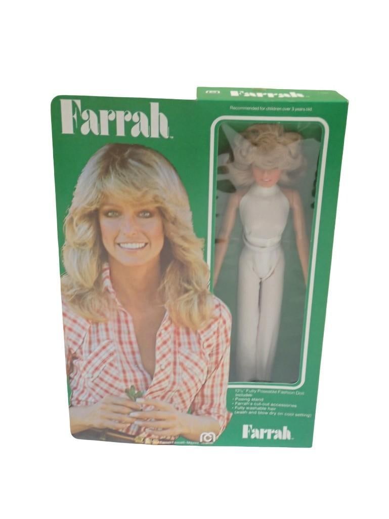 Vtg 1977 Farrah Fawcett Poseable Doll in Original Box by Mego (1 of 5)