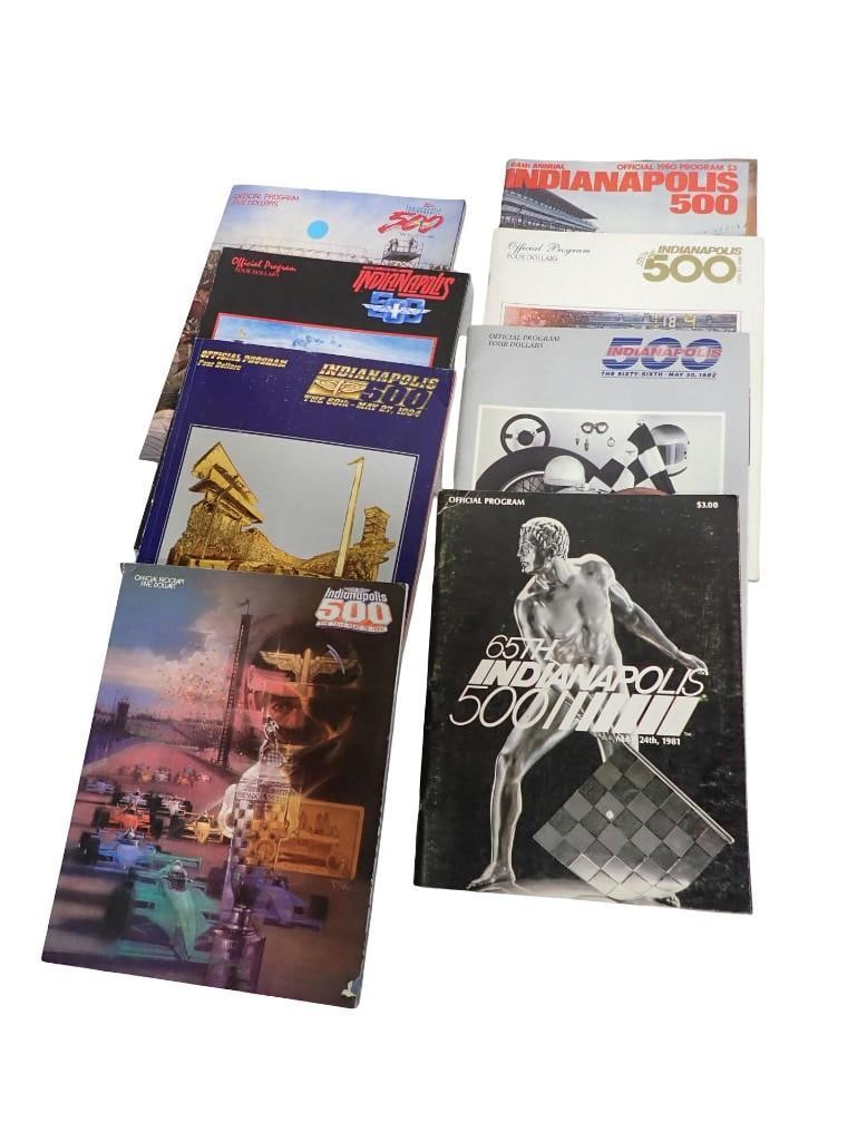 Lot of Vintage Indianapolis / Indy 500 Official Programs 1980's (1 of 6)